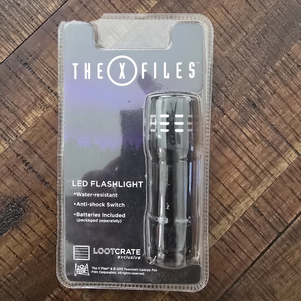 Loot Crate Black LED Flashlight